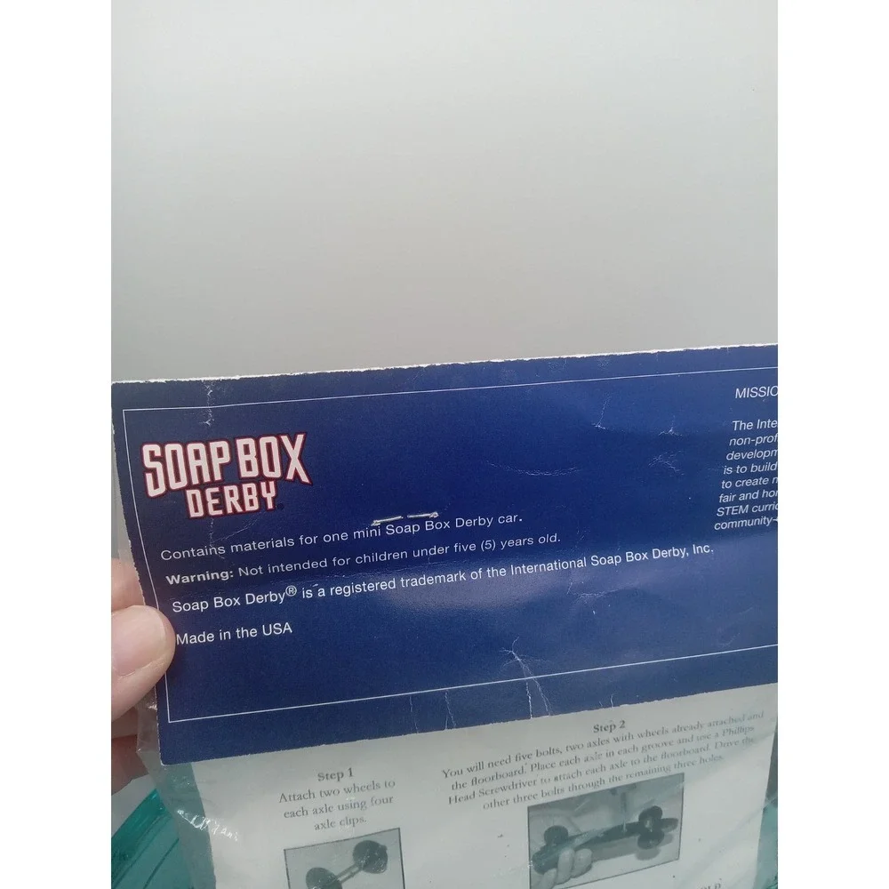 Mini Soap Box Derby Car Super Stock Kit Model Racer STEM Toy Made in USA New